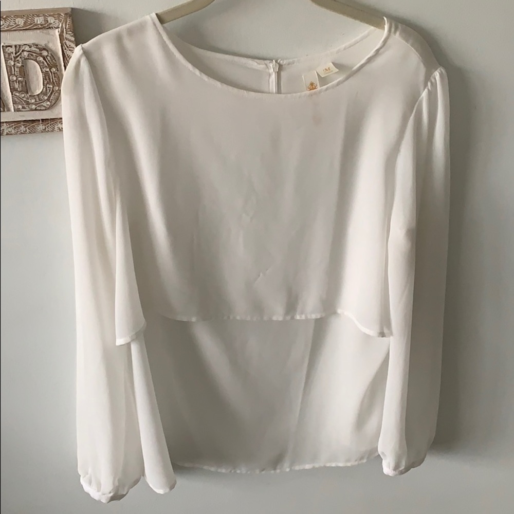 Beautiful white blouse by Adiva